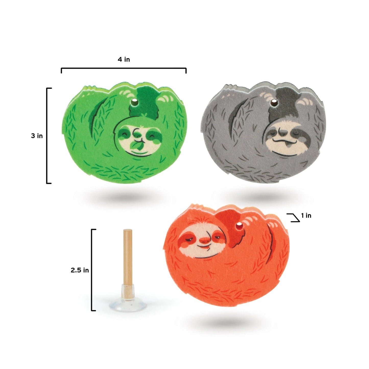 SPONGE - SLOTH 3PACK SLOW CLEAN