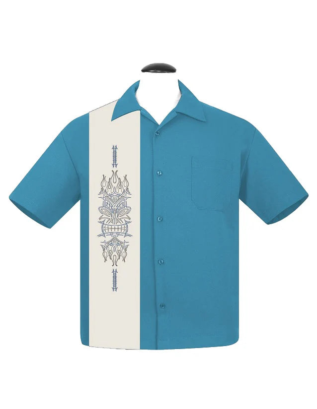 MEN'S - PINSTRIPE TIKI PANEL