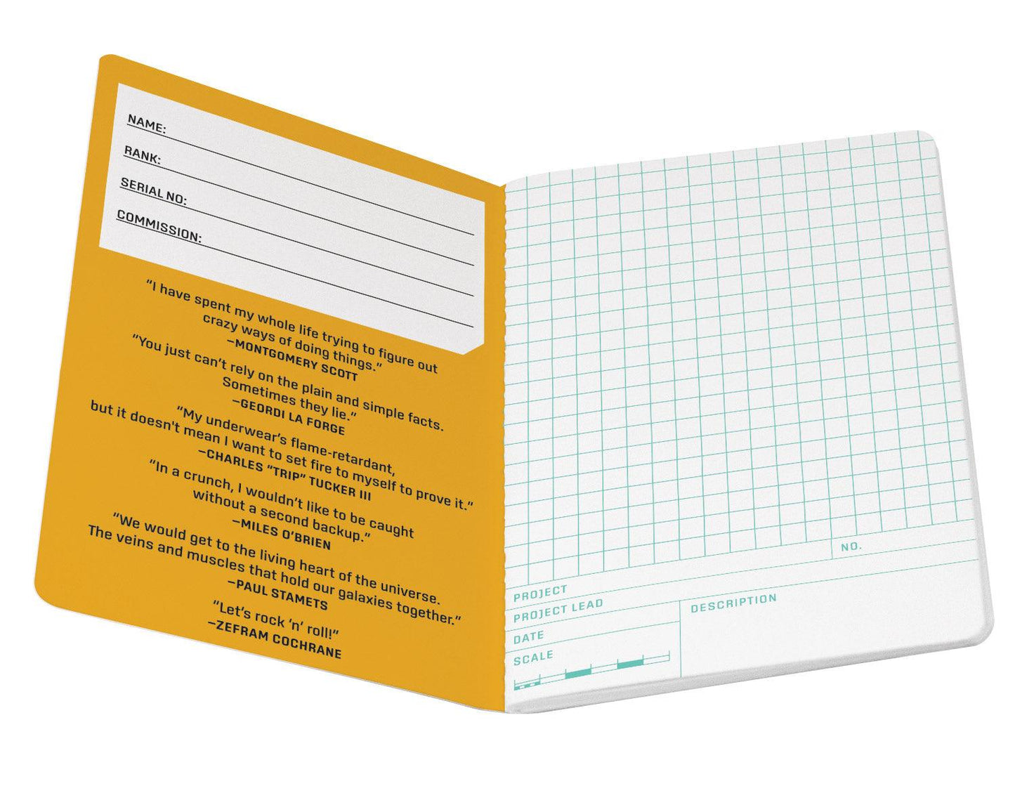 NOTEBOOK - STAR TREK ENGINEERIN