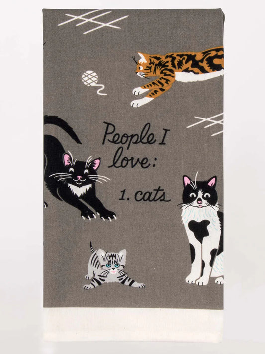 TOWEL - PPL I LOVE CATS