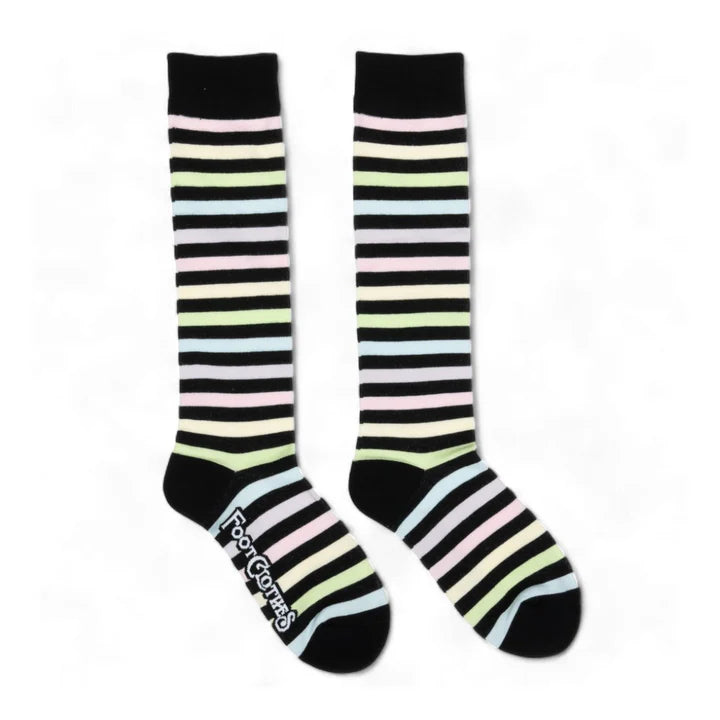 KNEE HI - STRIPES ASSORTED COLORS