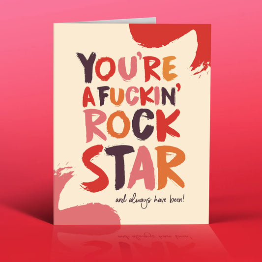 CARD - YOU'RE A ROCKSTAR