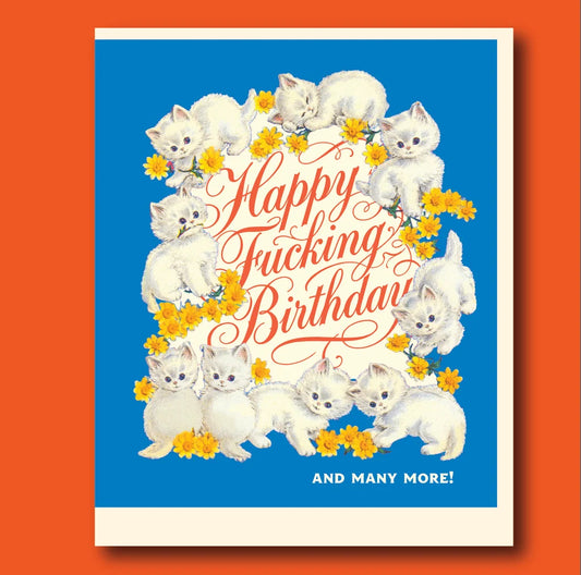 CARD - HAPPY FING BDAY CUTE