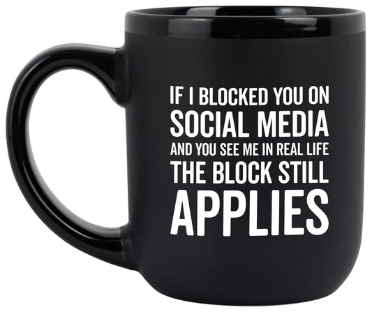 MUG - IF I BLOCKED YOU