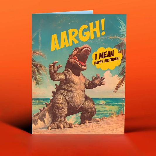 CARD - GODZILLA BIRTHDAY