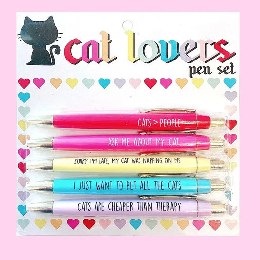 PEN SET - CAT LOVERS