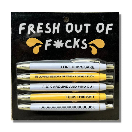 PEN SET - FRESH OUT OF FUCKS
